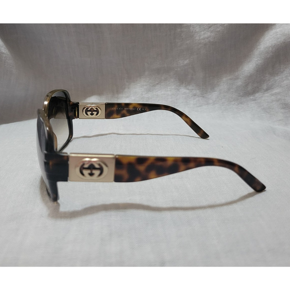 GUCCI GG 3170/S OWD02 58□15 135 Women Sunglasses Brown Interlocking GG Gold - Picture 3 of 6